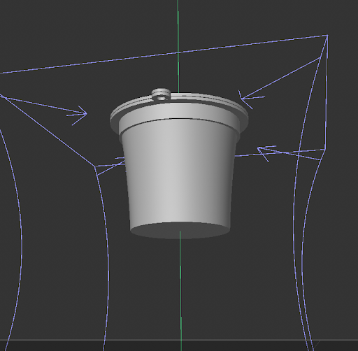 tapering the cylinder